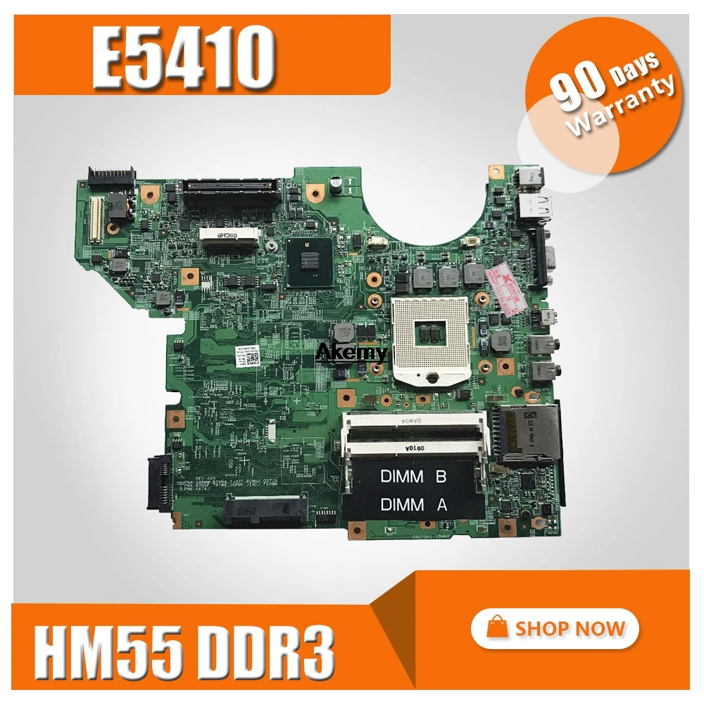 

CN-0D1VN4 0D1VN4 D1VN4 For DELL E5410 Laptop Motherboard 48.4GN04.011 HM55 DDR3 Full Tested mainboard