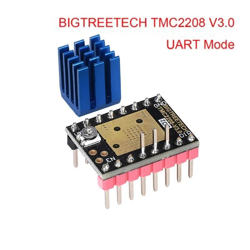 

TMC2100 TMC2208 V3.0 UART Stepper Motor Driver+Single Wire Cable Single-axis Stepping Mute Module for 3D printer Accessories