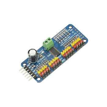 

PCA9685 module 16 Channel 12-bit PWM/Servo Driver-I2C Interface for arduino or Raspberry Pi Shield Module Servo Shield