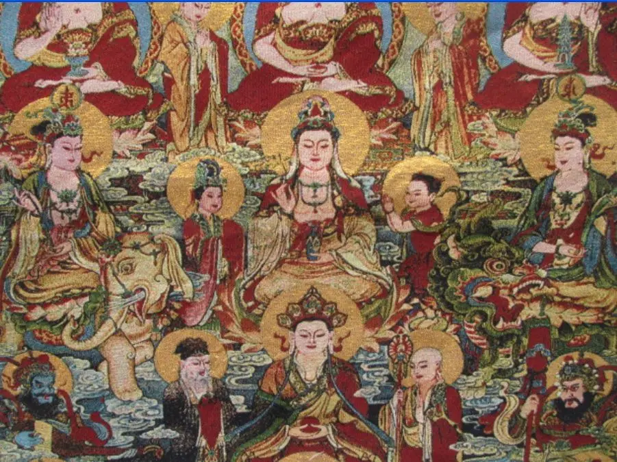 Тибет Nepal thangka tara estatua de Buda Guan Yin exorcismo paz riqueza/4