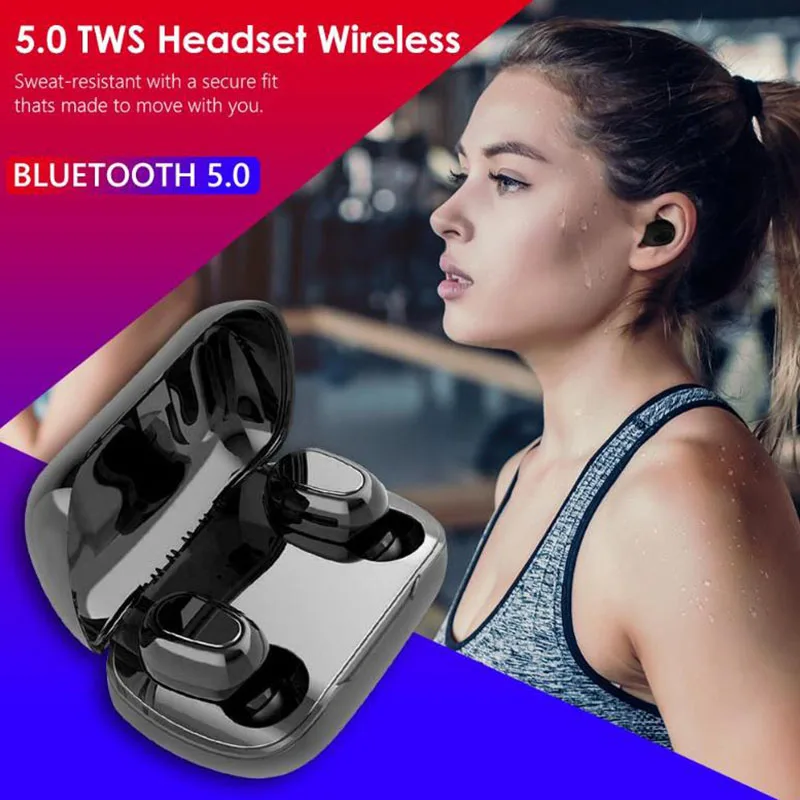 Wireless Bluetooth Earphones With Power Box For Xiaomi Mi Note 10 A3 9 Redmi Note 8 Pro 8T K30 K20 Lite Twins Headphones Earbuds (4)
