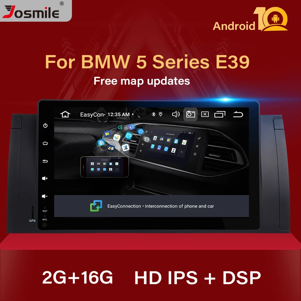 Автомагнитола IPS1 Din на Android 10 без DVD-плеера для BMW X5 E53 E39 5 серий мультимедийный GPS