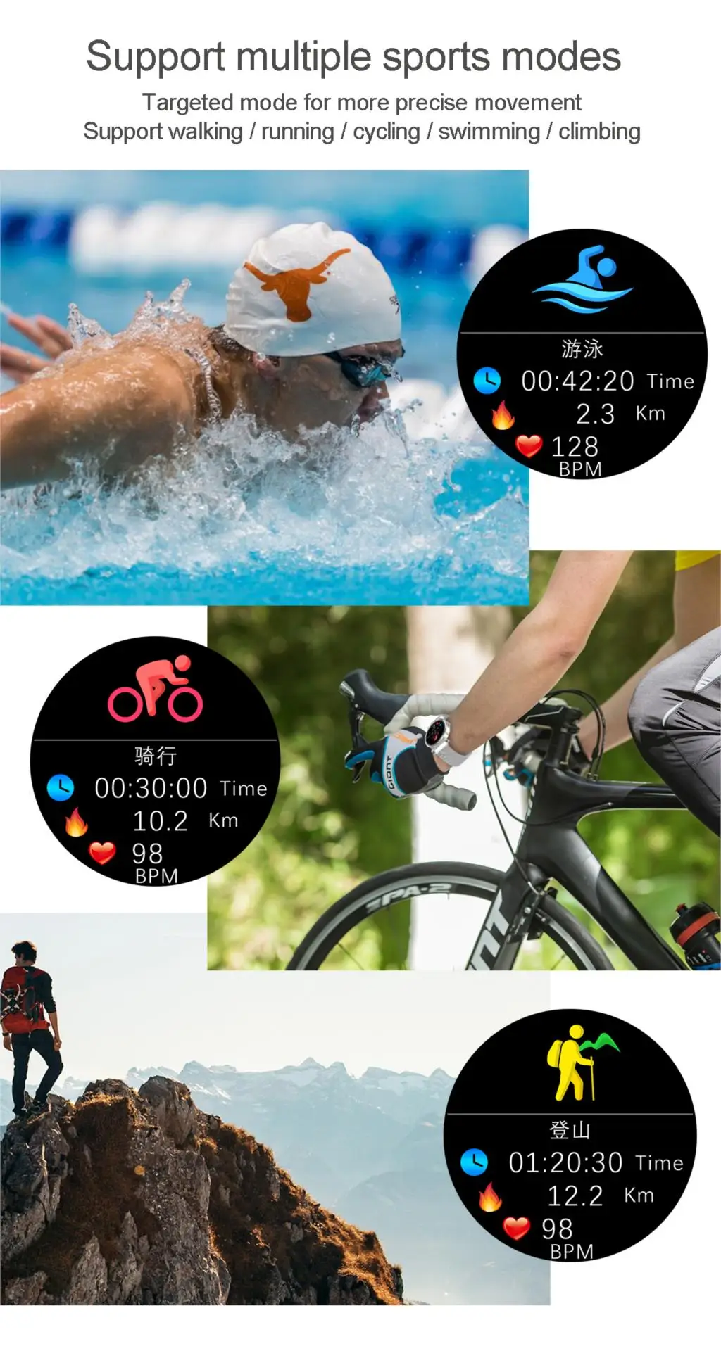 YOCUBY Смарт часы для мужчин IP68 водонепроницаемый Reloj вызов SmartWatch с кровяным давлением сердечного ритма спортивные часы кожа R20