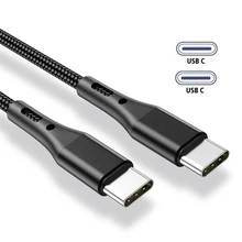 PD 60W Doppel 3A Schnell Ladung USB Typ C auf USB Typ C Kabel Für Xiaomi 8 mi10 mi9 unterstützung PD 60W QC 3,0 Kabel Für Typ-C Geräte