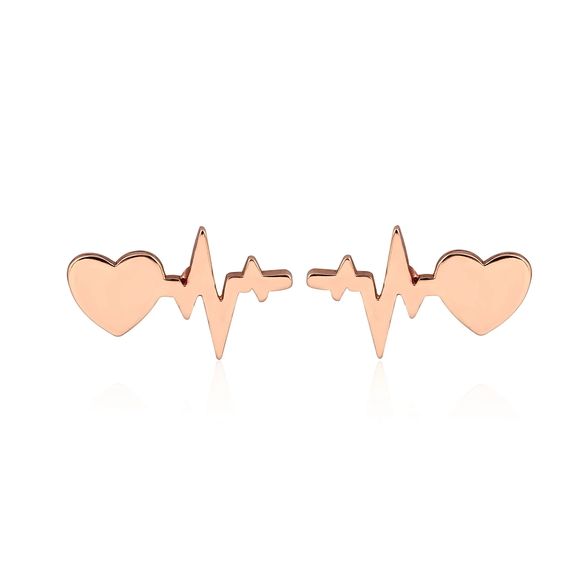 Klassische EKG Herzschlag Stud Ohrringe Medizinische Mode Schmuck für Frauen Krankenschwester Arzt Kleine Edelstahl Ohrringe Party Bijoux – Detail 6