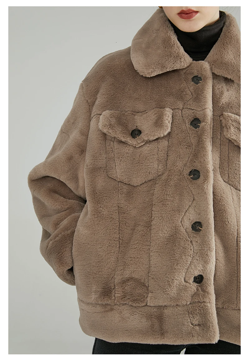 [EAM] Свободное пальто Camel Brief большого размера, плотное шерстяное пальто, парка, новинка, длинный рукав, женская мода, Осень-зима, 1M607