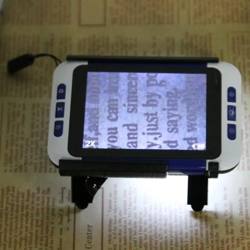 

Electronic Magnifying Glass LED Night Vision Soft Light Zoom Camera 32X Zoom Digital Magnifier 3.5 inch Mobile Screen