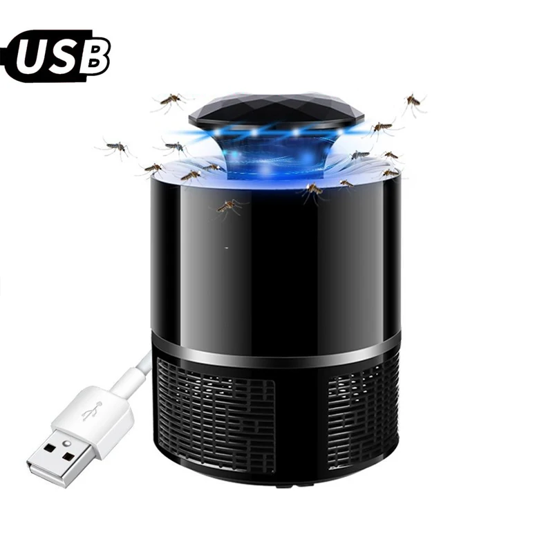 LED Electric Mosquito Killer Lamp USB Electric Mosquito Light Ultra-Quiet Indoor Insect Trap Radiationless Mosquito Zapper