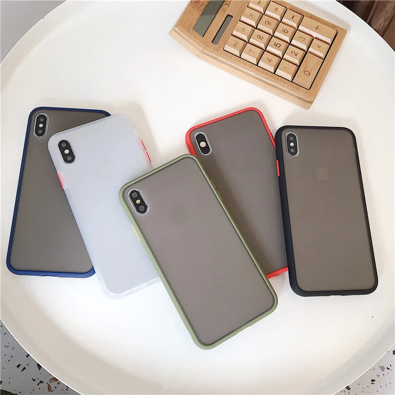 Противоударный бампер чехол для OPPO A3S A5 A5S A7 A9 F9 F11 Pro 2020 мягкая рамка прозрачный