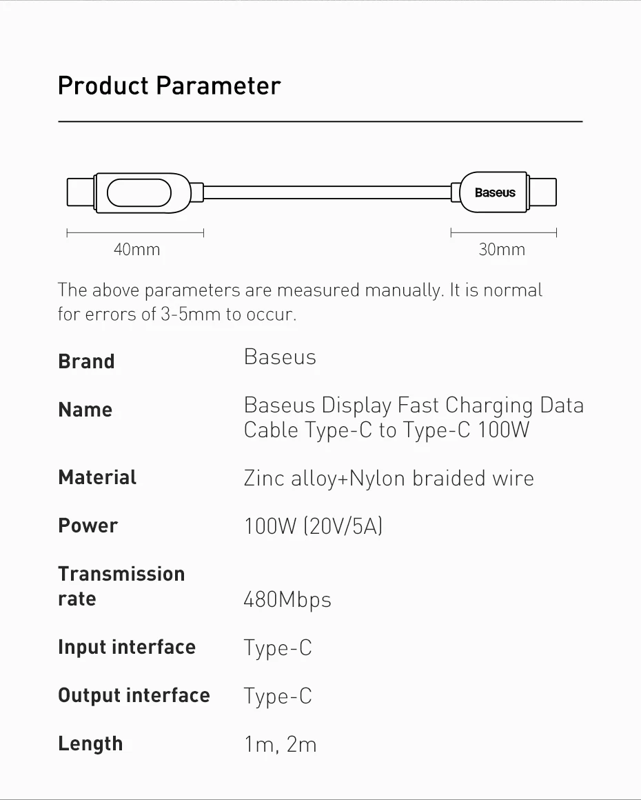 rápido, USB-C, USB-C, Cabo de dados, Cabo