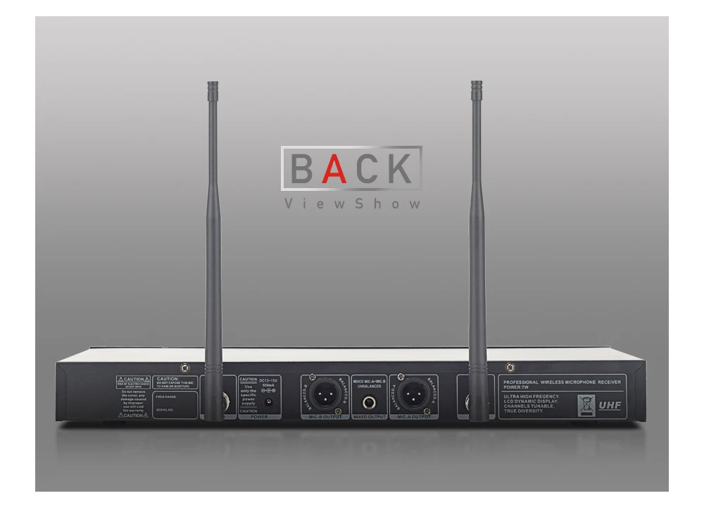 RU-8400 Профессиональный UHF Регулируемый выбор беспроводной карманный микрофон системы 4 канала