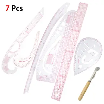 

7pcs Sewing Ruler Set Curve Shape Metric Ruler Multifunction Sewing Dressmaking Tailor Tool Accessories Dropshipping