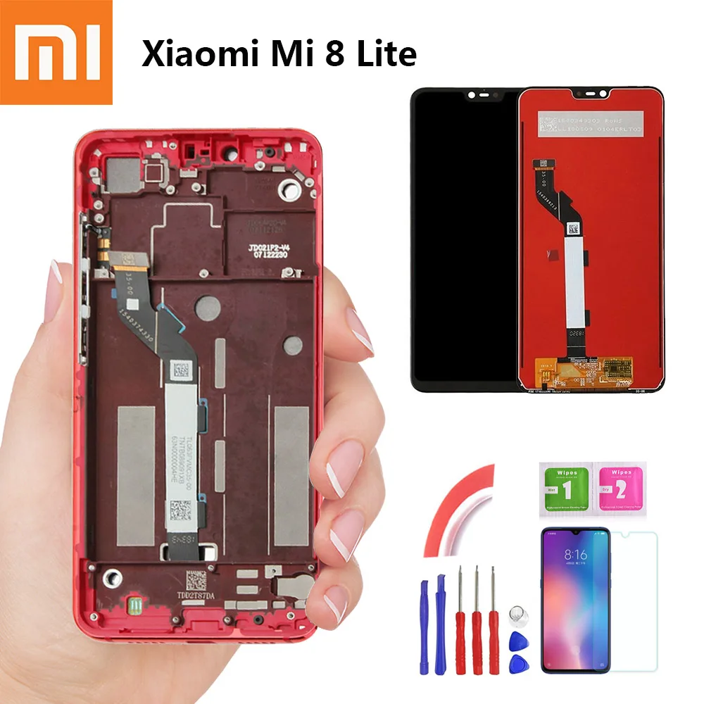 ЖК-дисплей E-fa mi ly 6,26 ''для Xiaomi mi 8 Lite ЖК-дисплей с рамкой для Xiaomi mi 8 Lite Youth 8X ЖК-экран