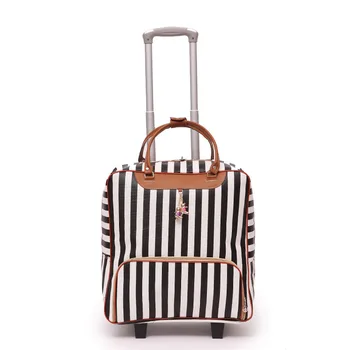 

Trolley Bag Short-distance Business Women Travel Bag Portable Storage Suitcase Luggage Bag Waterproof Duffle Bag