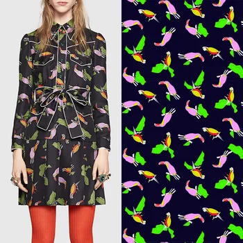 

Printed polyester fabric cloth 145 cm width Ladies children shirt dress clothing fabric alibaba express