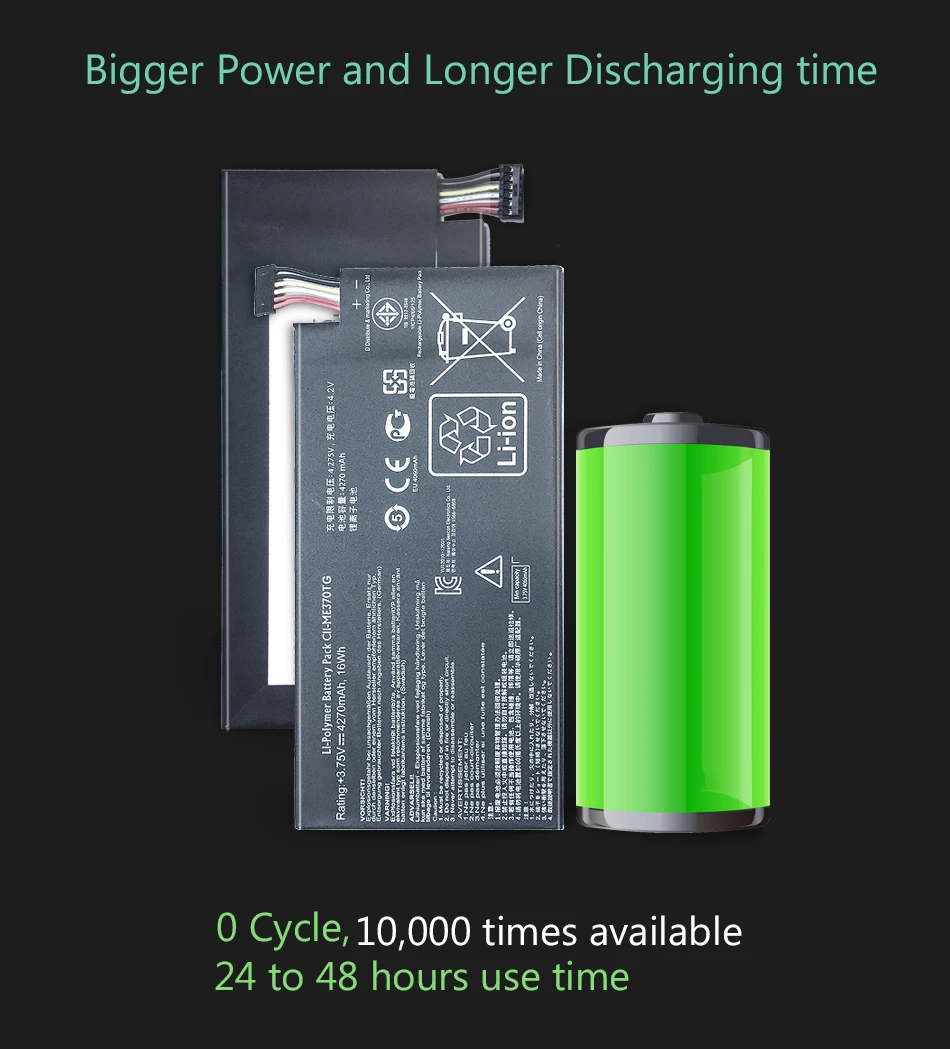 Высококачественный 4270mAh C11-ME370TG Аккумулятор для Asus Google Nexus 7 32GB 3g версия батареи планшета