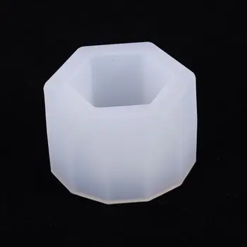 

Crystal Epoxy Resin Mold Hexagon Cup Casting Silicone Mould Craft Making Tool 634D