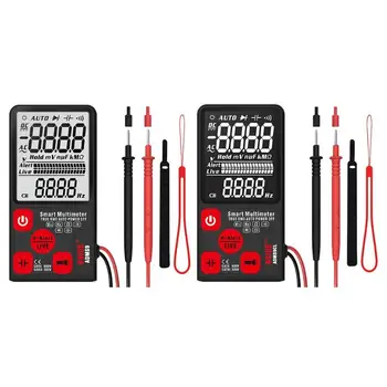 

BSIDE AC/DC Voltage Current Meter Tester Large LCD Digital Smart Multimeter with Analog Bargraph for Home Improvement