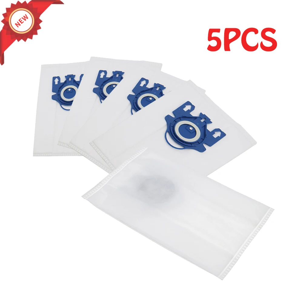5Pcs Vacuum Dust Bags for Miele Type GN S2 S5 S8 C1 C3 Vacuum Cleaner Bag Replacement Parts Accessories 2pcs lot vacuum cleaner parts active hepa filter sf ah 50 for miele s4 s5 serie s5780 cat