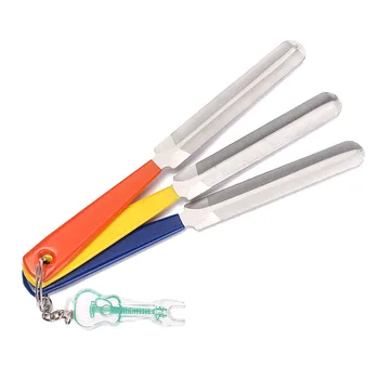 

3Pcs Guitar Fret Crowning Luthier File Stainless Steel Dual Cutting Edge Set 667D