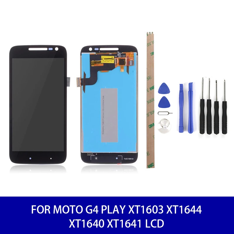 ЖК дисплей для Moto G4 play XT1603 XT1644 XT1640 XT1641 сенсорный экран с дигитайзером в сборе