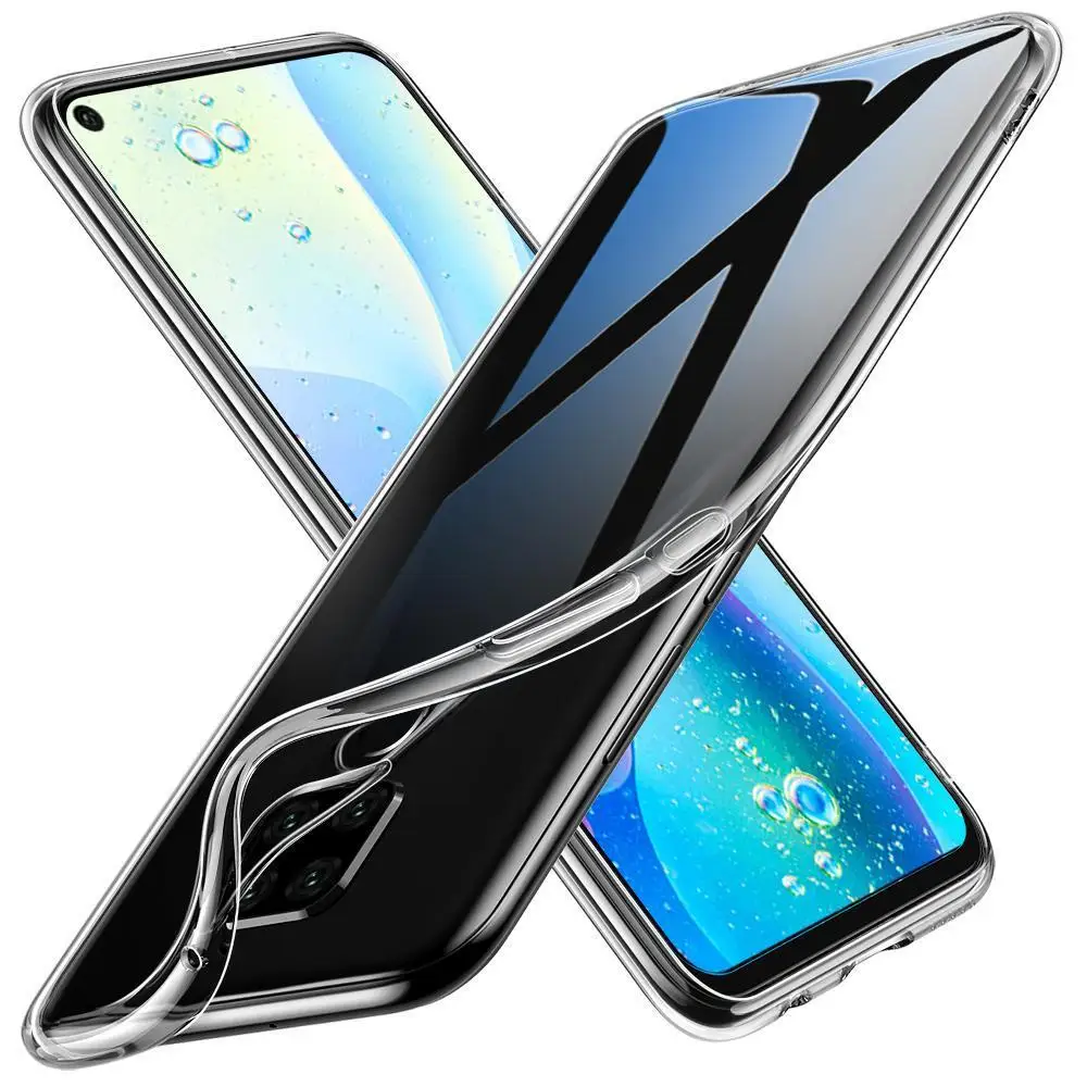 Ультратонкий Прозрачный чехол для huawei Mate30 Lite/Pro P30 P20 P Smart Z Y6 Y7 Y9 Prime чехол на Honor 9X20 Мягкий ТПУ бампер