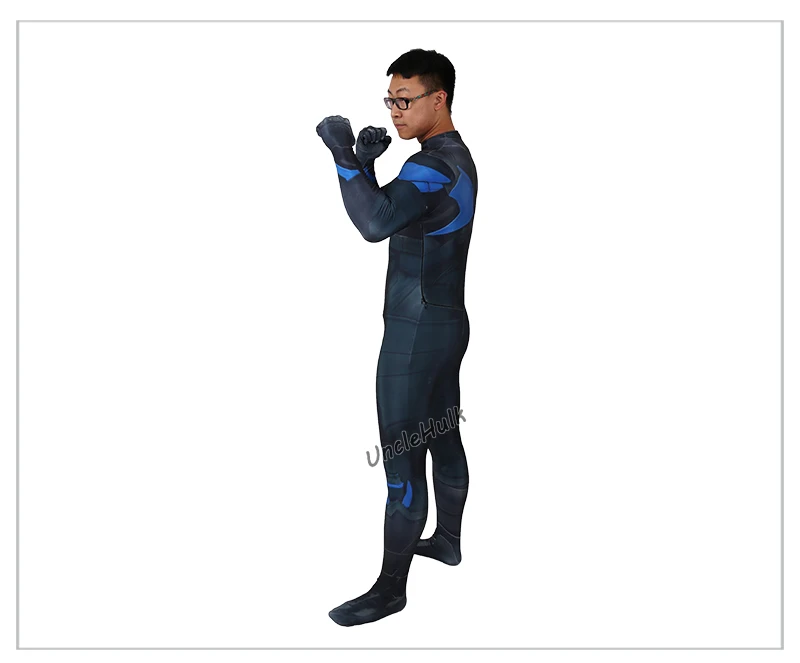 Nightwing-Cosplay-Costume-Black-and-Blue-Spandex-Lycra-Bodysuit-SH0808-UncleHulk-13