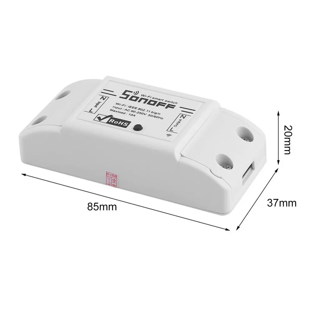 5 шт./компл. Смарт Беспроводной переключатель Wi-Fi 10A AC90-250V DIY Смарт Беспроводной пульт дистанционного управления Переключатель умный дом контроллер подходит для Android