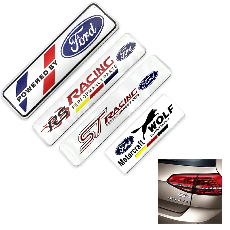 

1pcs Metal Car Sticker Tail Emblem Badge Decal Car Body Sticker Car Styling for Fords Focus 2 3 1 MK2 MK3 MK1 Fusion Accessories