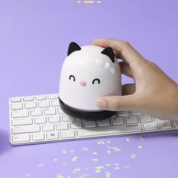 Mini aspirateur de bureau Portable, Design de chat mignon, nettoyage du clavier, pour le bureau, l'école et la maison 