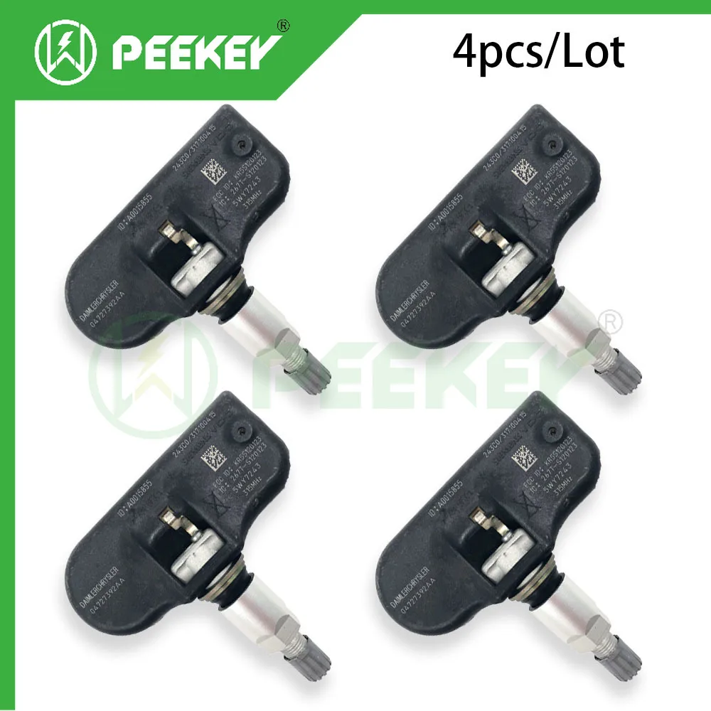 4pcs Tire Pressure Monitor System Sensor Tpms Sensor For Dodge Chrysler