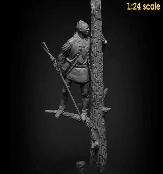Новая несобранная стойка 1/24 75 мм для древнего воина с фигуркой из смолы | Игрушки