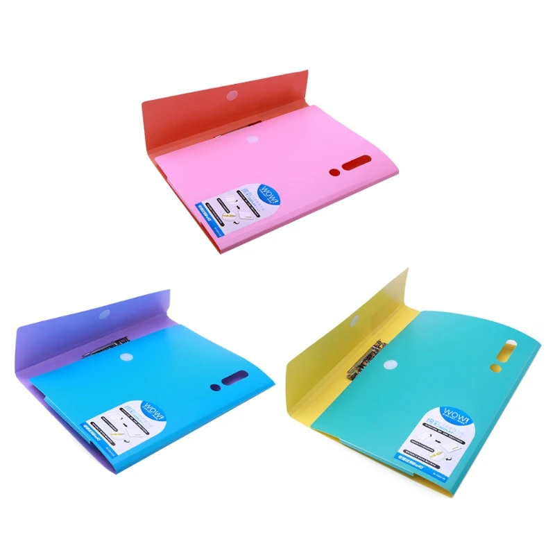Simple foldable a3 file folder test paper organizer folder hollow out