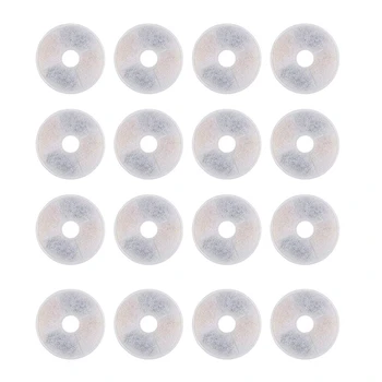 

20Pcs Activated Carbon Filter for Pet Water Drinking Fountain Replacement Filters Flower for Round Fountain Dispenser