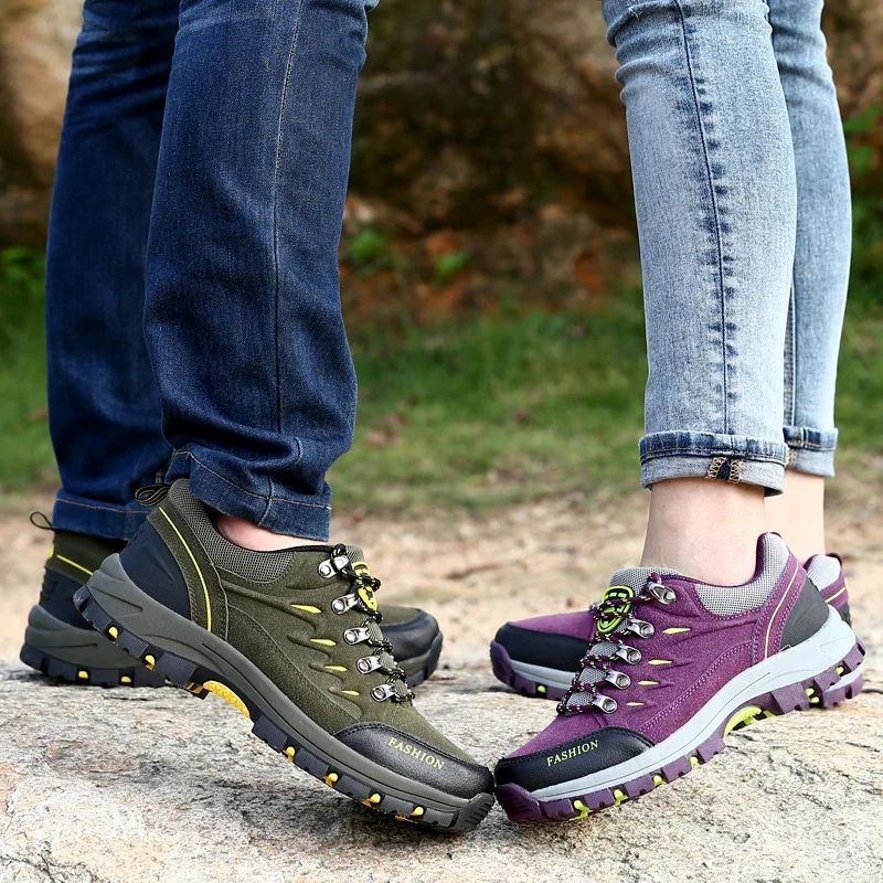

2019 Spring And Summer New Style Free Trade Hiking Shoes Women Couples Outdoor Shoes MEN'S SHOES Genuine Leather Waterproof Athl