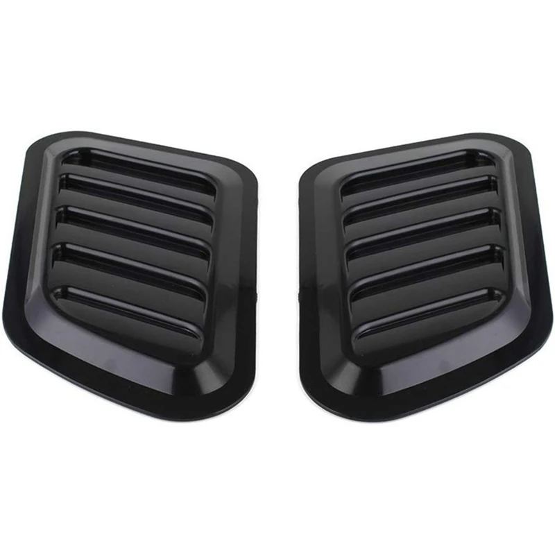 2 x ABS Car Universal Decorative Intake Scoop Turbo Bonnet Vent Cover Hood Auto |