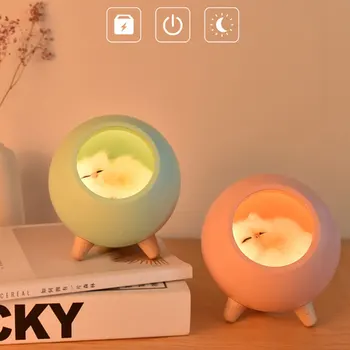 

Cute Cat Pet House Ambience Lamp USB Charging Cartoon Mini Led Night Light Home Decoration