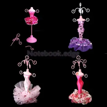 

Mannequin Gown Dress Earring Necklace Bracelet jewelry Display Stand Holder