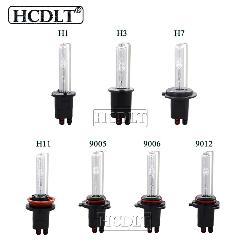 HCDLT 2PCS AC 35W Auto Car Headlight H1 H3 H8 H11 HB3 HB4 55W Xenon Lamp H7 6000K 5000K 4300K 8000K For Xenon Ballast HID Kit (1)