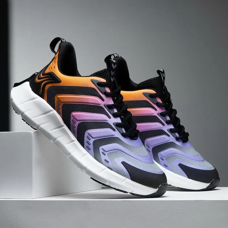 

Sneakers men outdoor Sports Breathable Lace Up Men Mesh Shoes Fashion Casual No-slip Men Vulcanize Shoes 46 Tenis Masculino