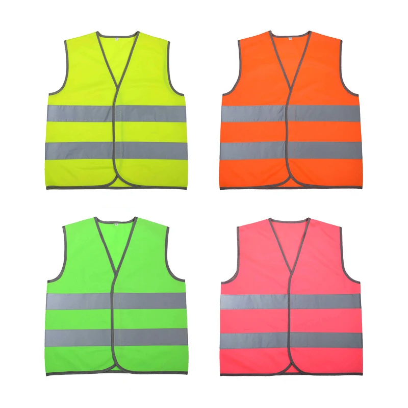 Kids Reflective Safety Vest School Children Training Breathable Vest High Visibility Reflective Strips