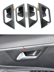 Autocollants de protection pour poignée de porte, pour Peugeot 3008 5008 MK2 2016 2017 2018 2019 2020 