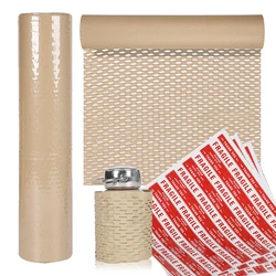 Roll Of Craft Paper Tissue Paper For Wrapping Material Wedding Birthday Party Art Handmade Honeycomb Brown Kraft Paper Packaging