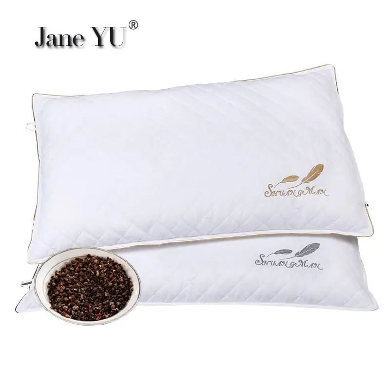 Janeyu All Buckwheat Filling Pillow Adult Buckwheat Shell Pillow Core