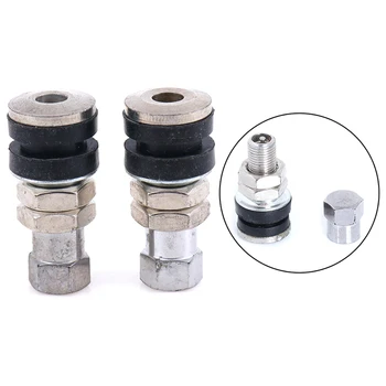 

Motorcycles Tire Valve Dust Cap Tubeless Wheel Scooter TR161 2pcs Stem Electrombile Rim Stainless Steel Bolt