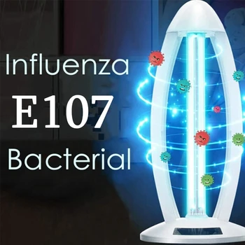 

Germicidal UVC Disinfection Lamp 38W 220V Ultraviolet Sterilizer Light Kill Mites 253.7nm Bactericidal Lights Sterilization