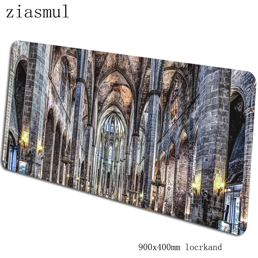 Коврик для мыши Cathedral,, коврик для мыши для геймера 900x400x3 мм, большой коврик для мыши, эргономичный гаджет, офисный стол, коврики - Цвет: pattern 5