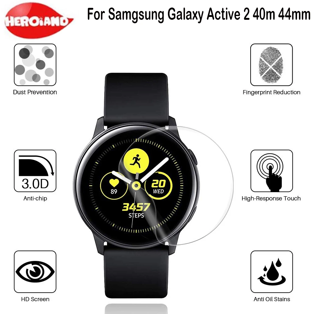 Защитная пленка для экрана ремешка часов мягкая защитная HD Samsung Galaxy Watch Active 2 44 мм