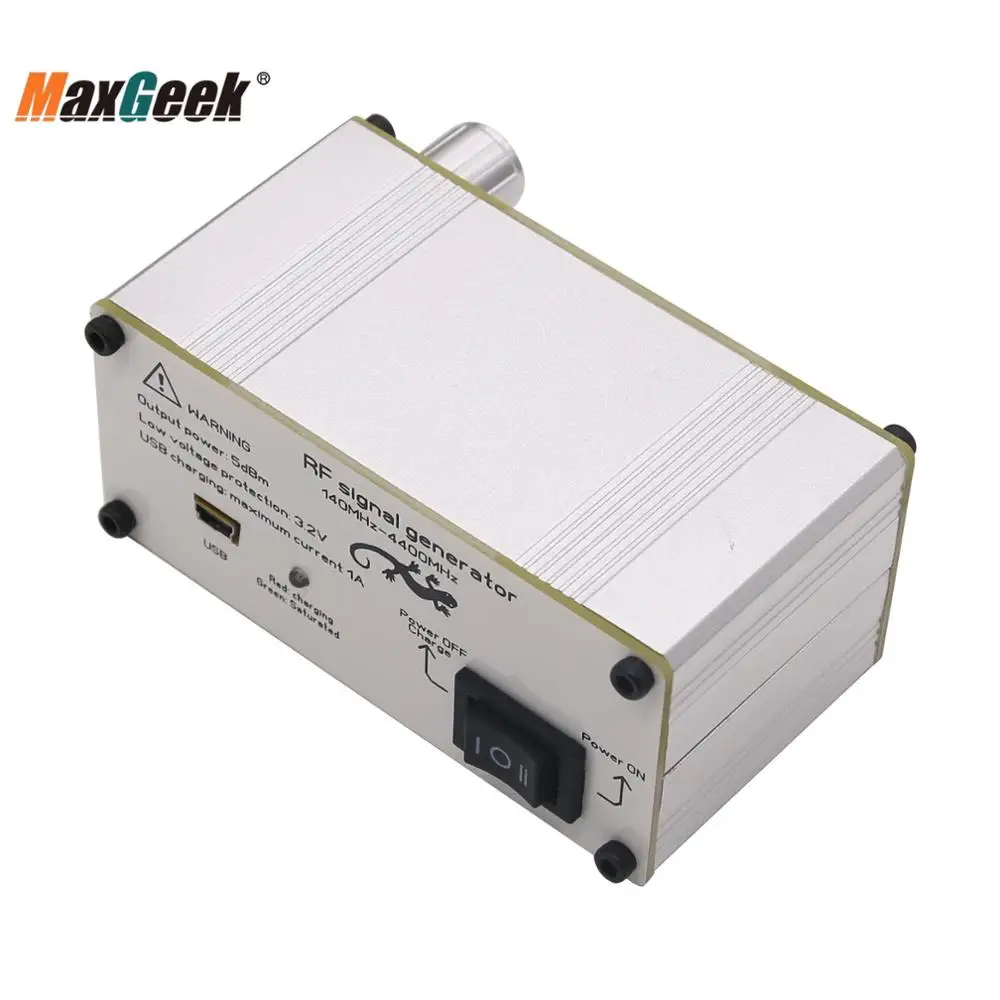 Maxgeek Новый 140 МГц 4400 5 дБм генератор сигналов с батареей + чехол|Генераторы сигнала|