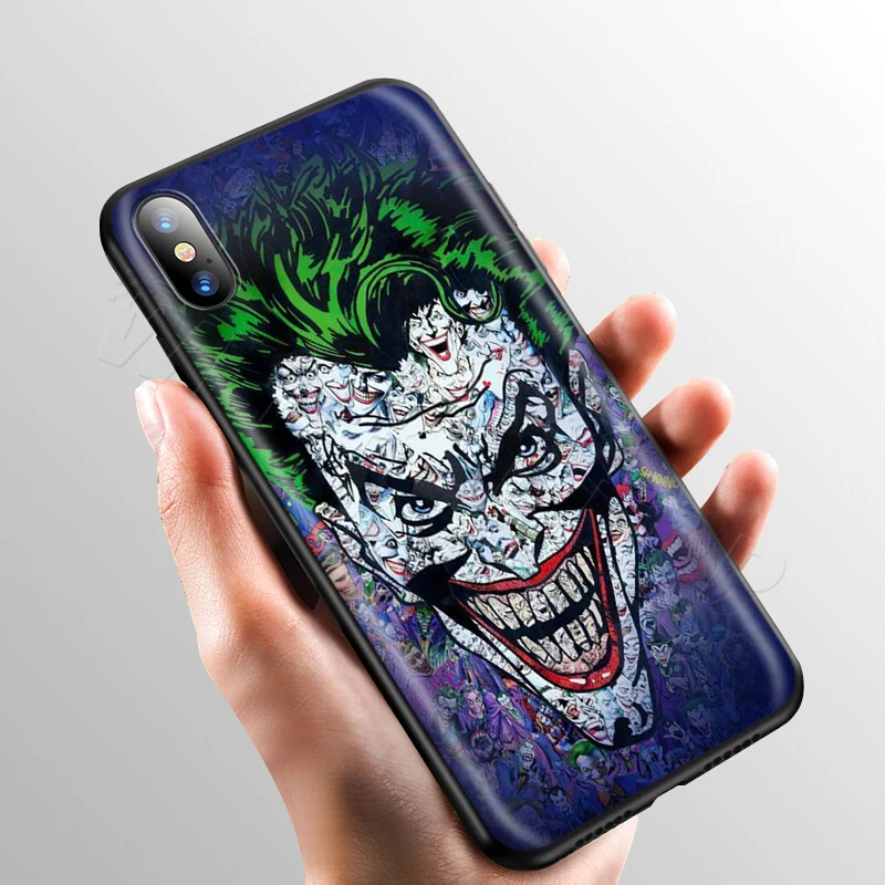 Чехол Webbedepp Joker для Apple iPhone 11 Pro XS Max XR X 8 7 6 6S Plus 5 5S SE